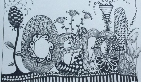 zentangle workshop oerol Cathy van Nes Hallo Terschelling